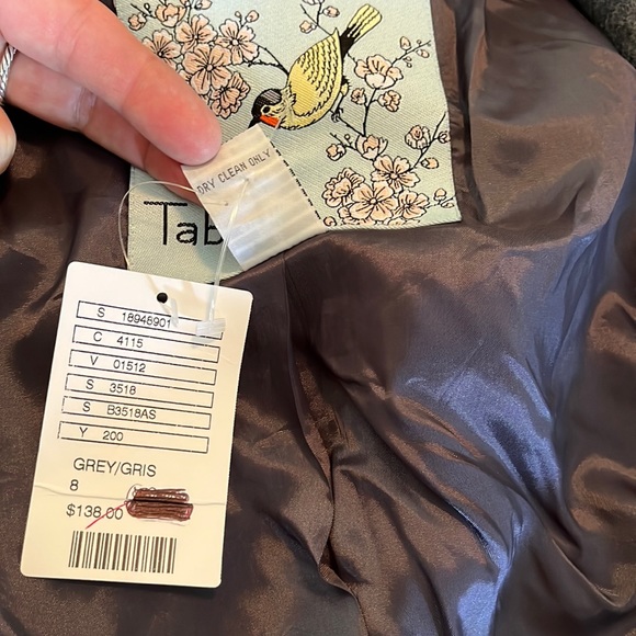 Anthropologie TABITHA Size 8 RuffleEdge Crop Artistic Nouveaux Feminine $178 NEW - Picture 13 of 16